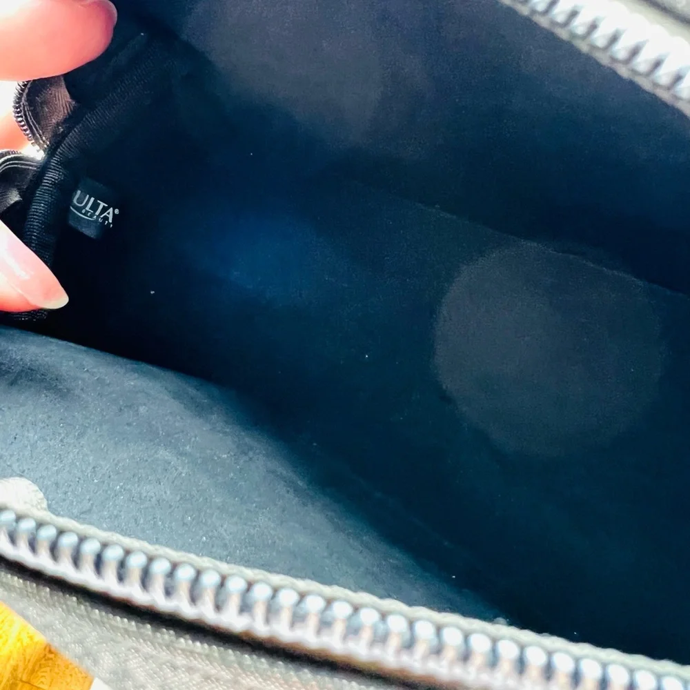 5 for25⚡️Ulta Beauty Gunmetal Gray Cosmetic Bag